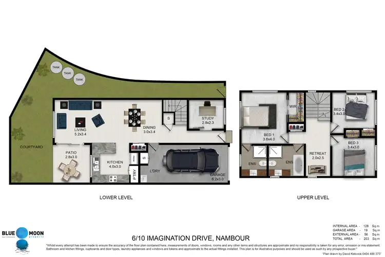 Floorplan of Homely unit listing, 6/10 Imagination Drive, Nambour QLD 4560