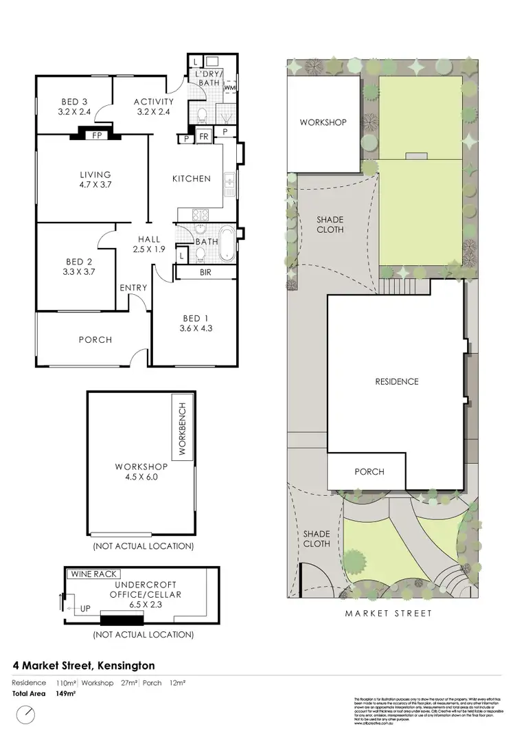 Floorplan of Homely house listing, 4 Market Street, Kensington WA 6151