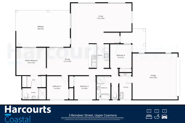 Floorplan of Homely house listing, 3 Reindeer Street, Upper Coomera QLD 4209