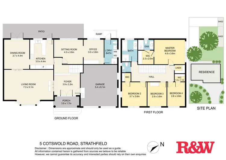 Floorplan of Homely house listing, 5 COTSWOLD ROAD, Strathfield NSW 2135