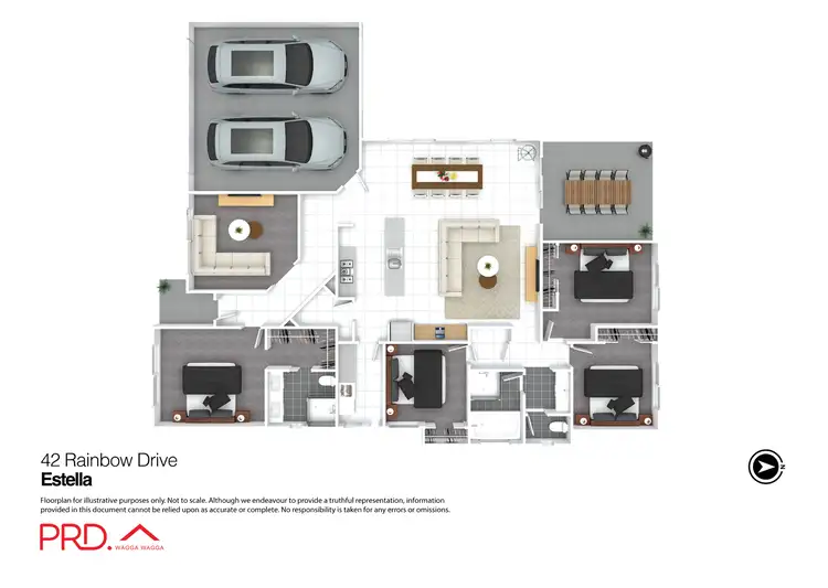 Floorplan of Homely house listing, 42 Rainbow Drive, Estella NSW 2650