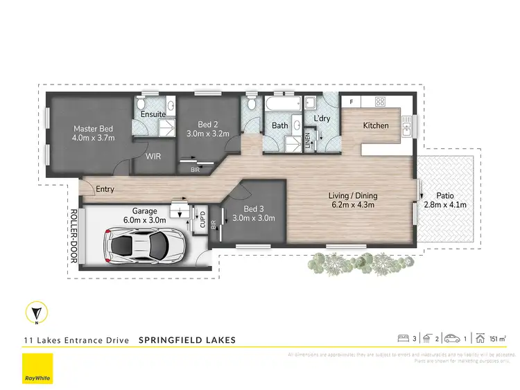 Floorplan of Homely house listing, 11 Lakes Entrance Drive, Springfield Lakes QLD 4300