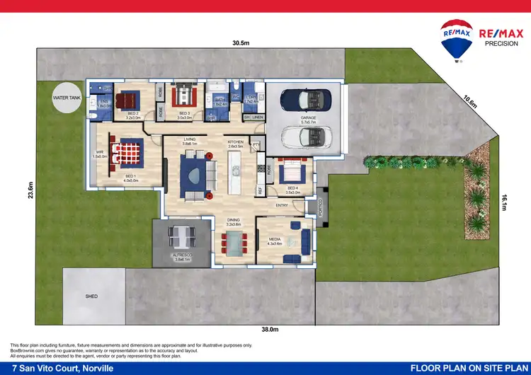 Floorplan of Homely house listing, 7 San Vito Court, Norville QLD 4670