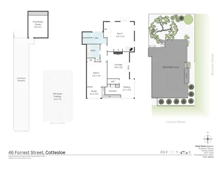Floorplan of Homely house listing, 46 Forrest Street, Cottesloe WA 6011
