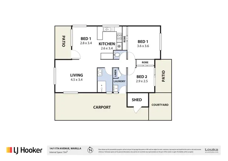 Floorplan of Homely house listing, Site 14, 11th Ave/120 Osborne Parade, Warilla NSW 2528