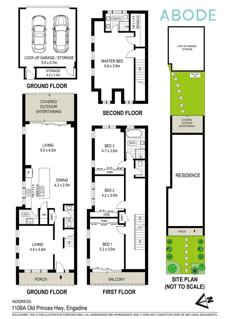 Floorplan of Homely semi-detached listing, 1108A Old Princes Highway, Engadine NSW 2233