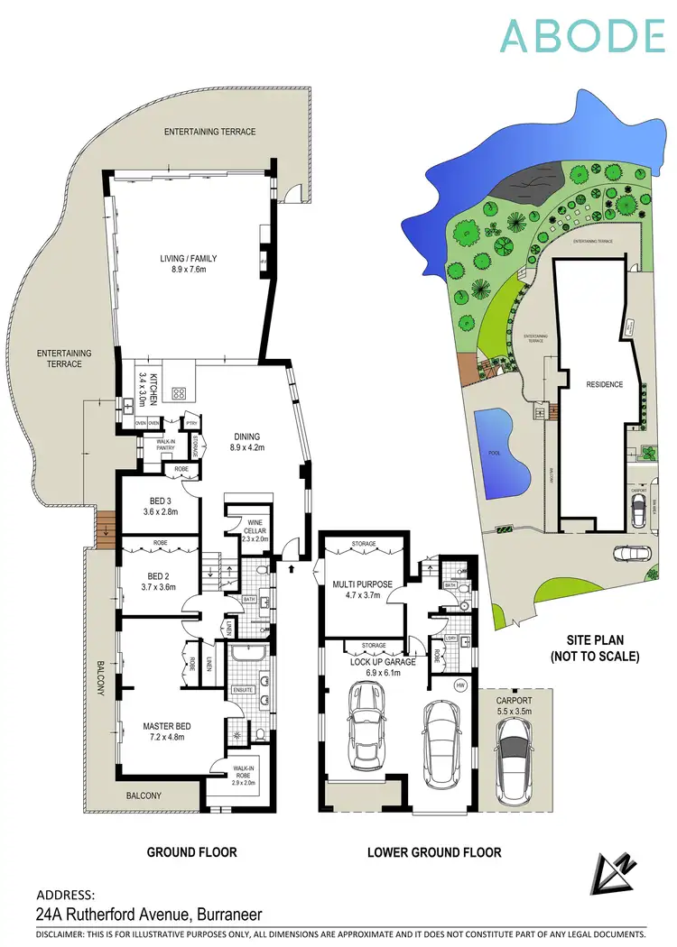 Floorplan of Homely house listing, 24a Rutherford Avenue, Burraneer NSW 2230
