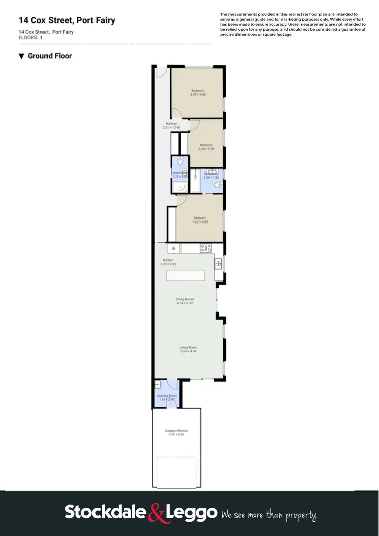 Floorplan of Homely house listing, 14 Cox Street, Port Fairy VIC 3284