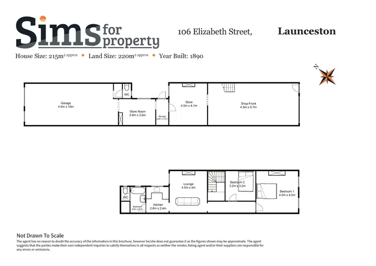Floorplan of Homely house listing, 106 Elizabeth Street, Launceston TAS 7250