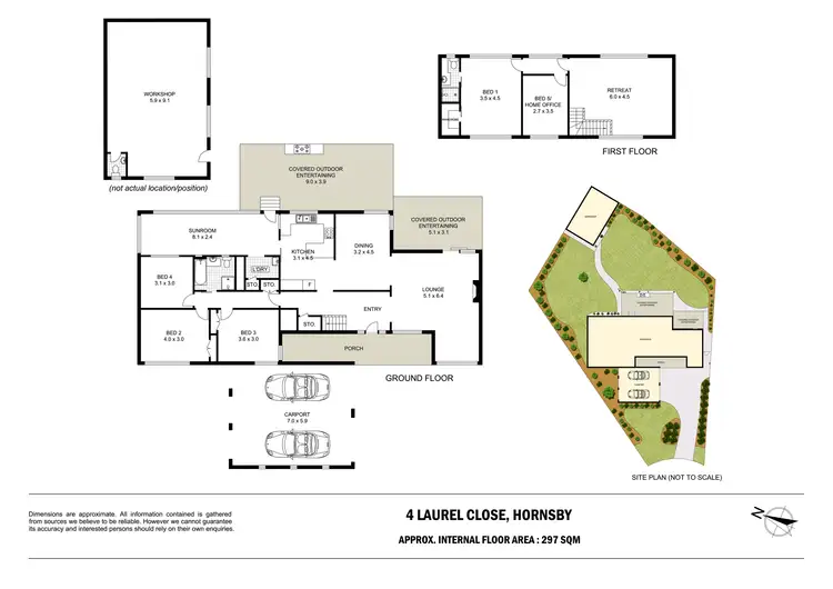 Floorplan of Homely house listing, 4 Laurel Close, Hornsby NSW 2077