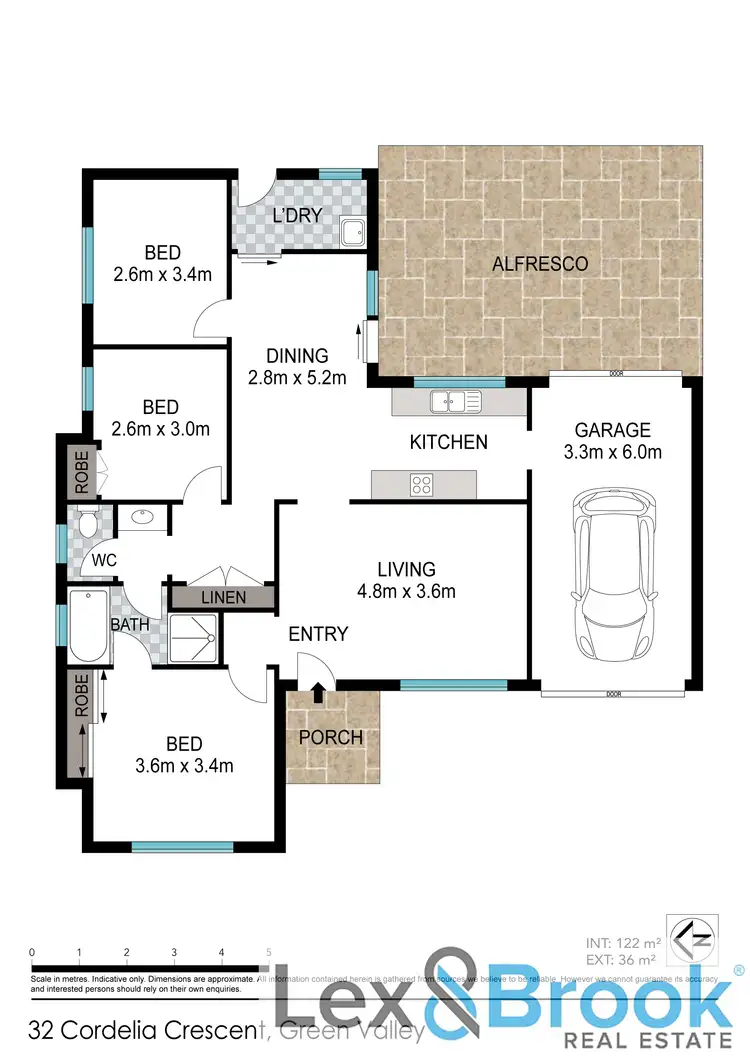 Floorplan of Homely house listing, 32 Cordelia Crescent, Green Valley NSW 2168