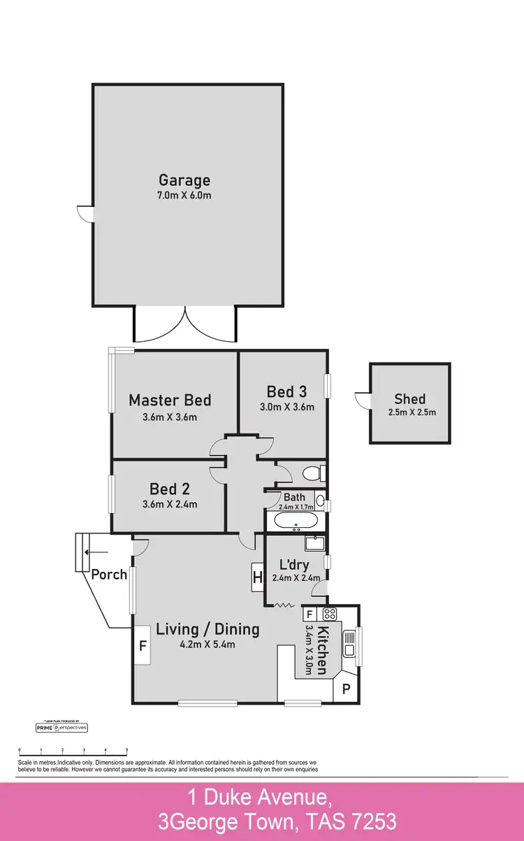 Floorplan of Homely house listing, 1 Duke Avenue, George Town TAS 7253