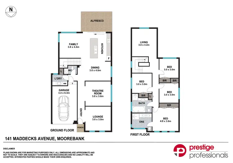 Floorplan of Homely house listing, 141 Maddecks Avenue, Moorebank NSW 2170