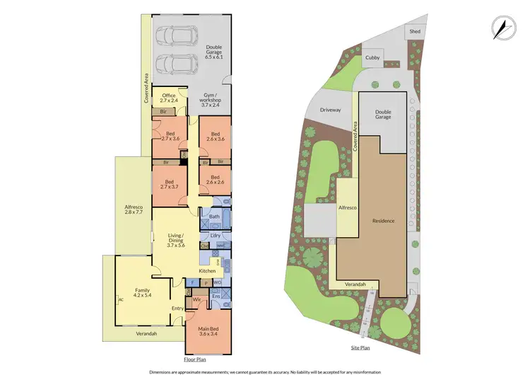 Floorplan of Homely house listing, 6 Jenna Court, Rowville VIC 3178