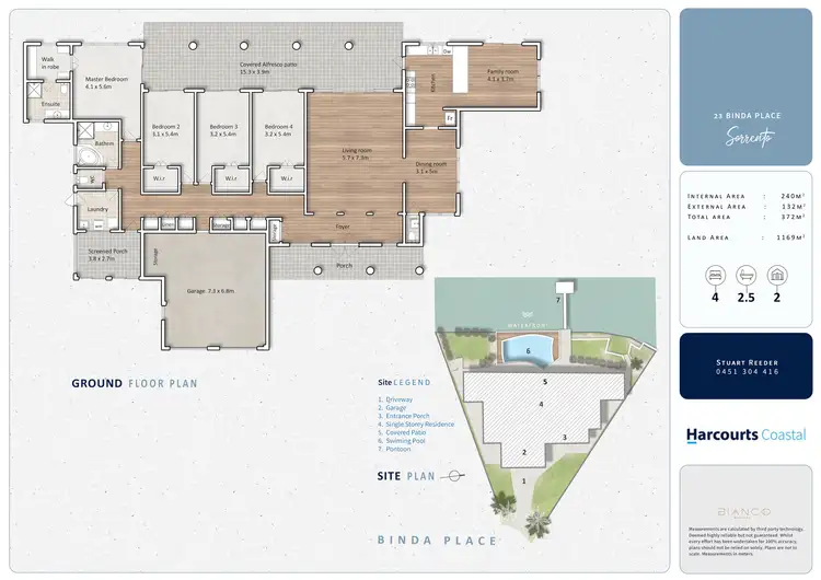 Floorplan of Homely house listing, 23 Binda Place, Sorrento QLD 4217