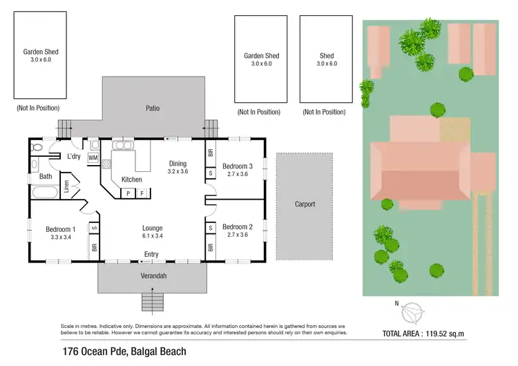 Floorplan of Homely house listing, 176 Ocean Parade, Balgal Beach QLD 4816