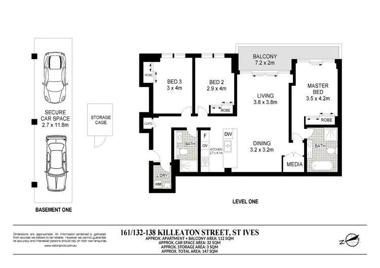 Floorplan of Homely apartment listing, 161/132-138 Killeaton Street, St Ives NSW 2075