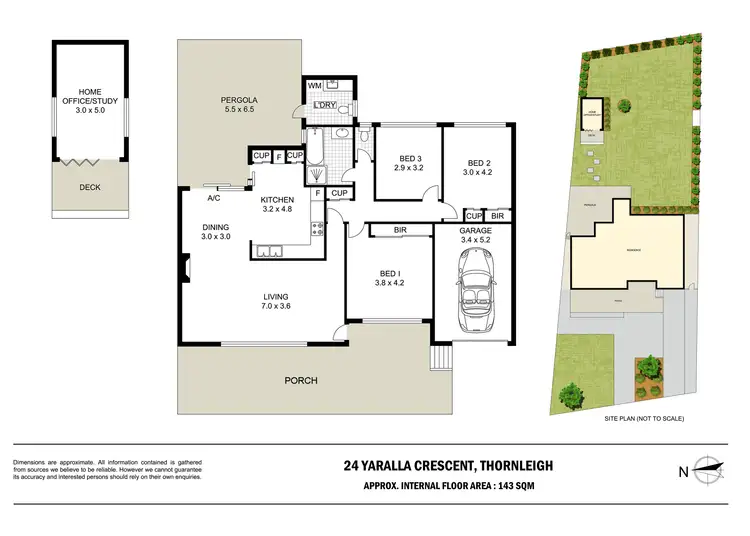 Floorplan of Homely house listing, 24 Yaralla Crescent, Thornleigh NSW 2120