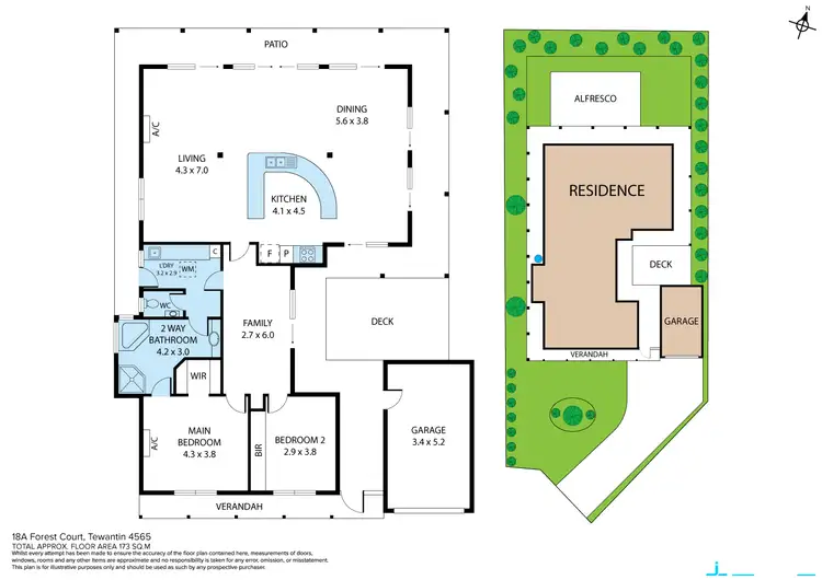 Floorplan of Homely house listing, 18a Forest Ct, Tewantin QLD 4565