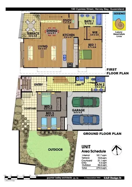 Floorplan of Homely unit listing, 5/190 Cypress Street, Urangan QLD 4655