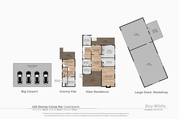 Floorplan of Homely house listing, 423 Stoney Camp Road, Greenbank QLD 4124