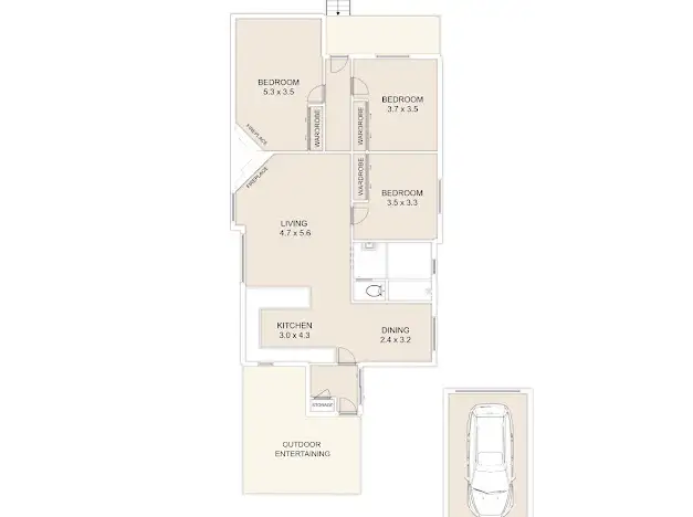 Floorplan of Homely house listing, 40 Laidley Street, West Wallsend NSW 2286