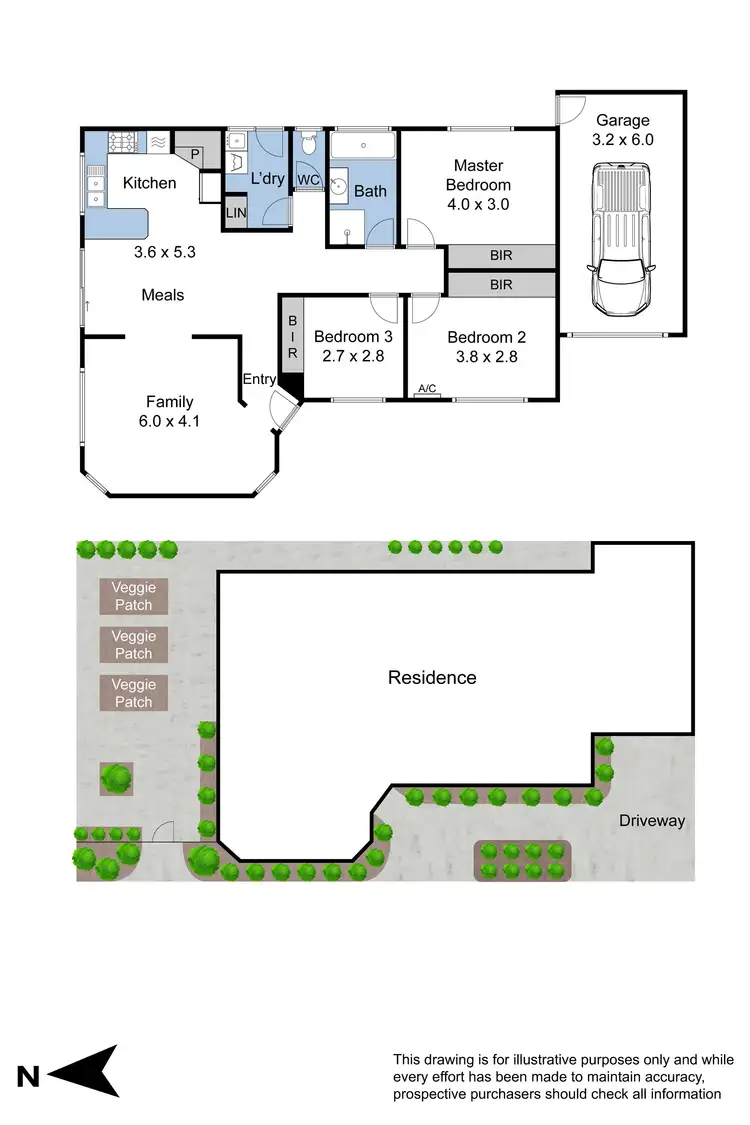 Floorplan of Homely unit listing, 1/100 Herbert Street, Dandenong VIC 3175