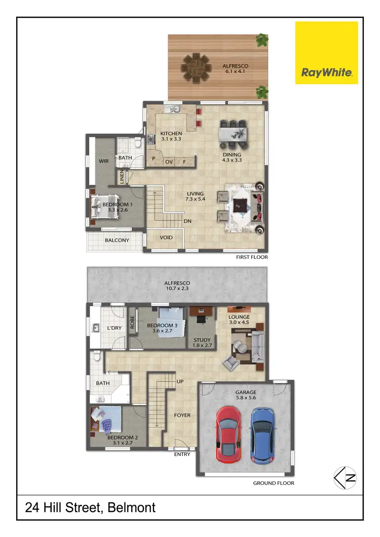 Floorplan of Homely house listing, 24 Hill Street, Belmont NSW 2280