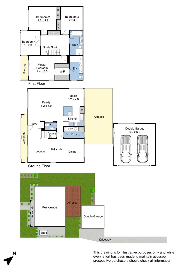 Floorplan of Homely house listing, 9 Sir Kenneth Luke Boulevard, Mulgrave VIC 3170