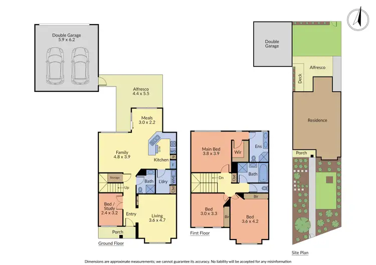 Floorplan of Homely townhouse listing, 1547 Ferntree Gully Road, Knoxfield VIC 3180
