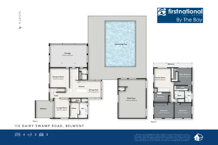 Floorplan of Homely house listing, 110 Dairy Swamp Road, Belmont QLD 4153