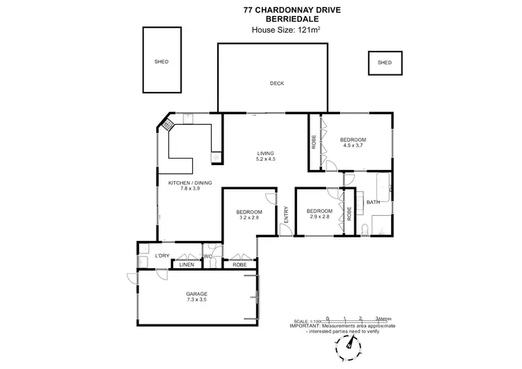 Floorplan of Homely house listing, 77 Chardonnay Drive, Berriedale TAS 7011