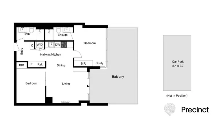 Floorplan of Homely apartment listing, 508/220 Spencer Street, Melbourne VIC 3000