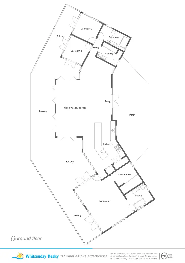 Floorplan of Homely house listing, 119 Camille Drive, Strathdickie QLD 4800