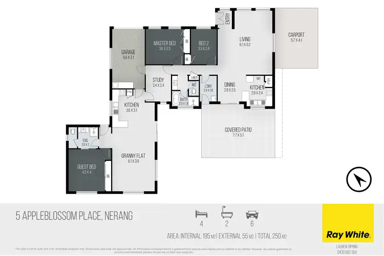 Floorplan of Homely house listing, 5 Appleblossom Place, Nerang QLD 4211
