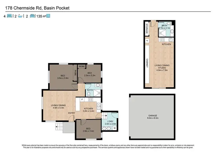 Floorplan of Homely house listing, 178 Chermside Road, Basin Pocket QLD 4305