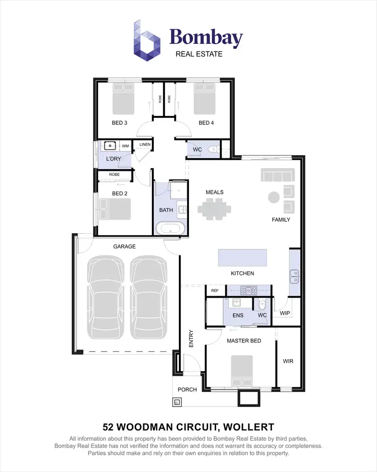Floorplan of Homely house listing, 52 Woodman Circuit, Wollert VIC 3750