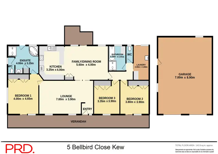 Floorplan of Homely house listing, 5 Bellbird Close, Kew NSW 2439