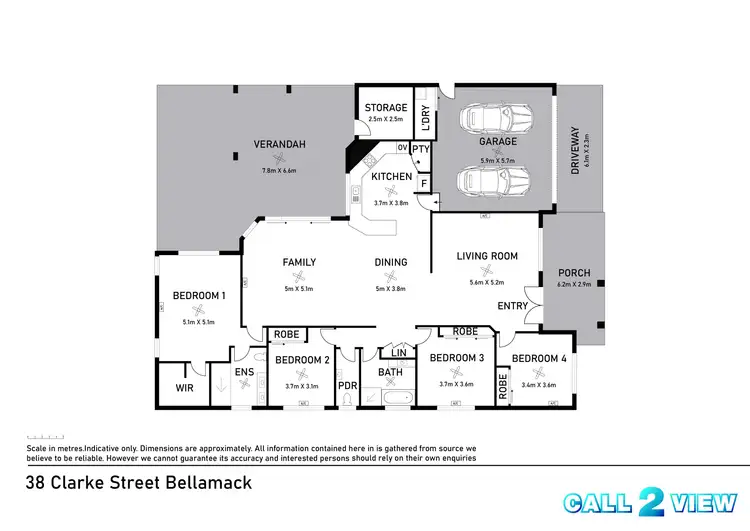 Floorplan of Homely house listing, 38 Clarke St, Bellamack NT 832
