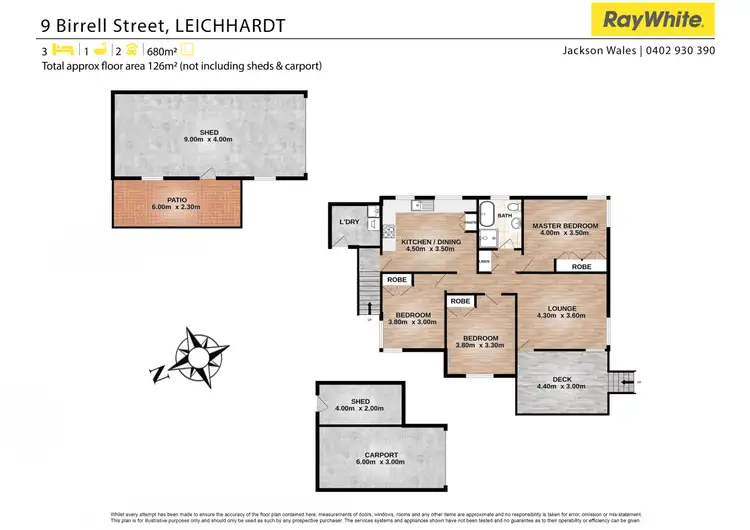 Floorplan of Homely house listing, 9 Birrell Street, Leichhardt QLD 4305