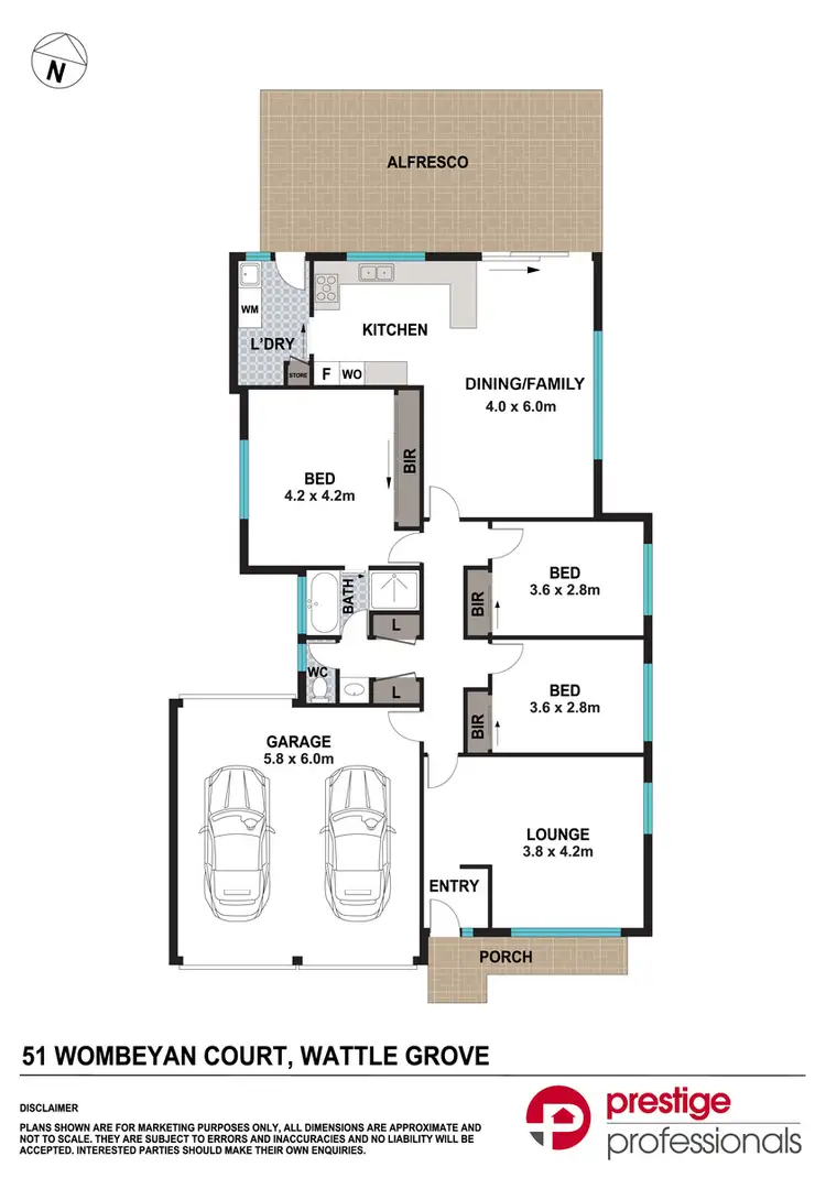 Floorplan of Homely house listing, 51 Wombeyan Court, Wattle Grove NSW 2173