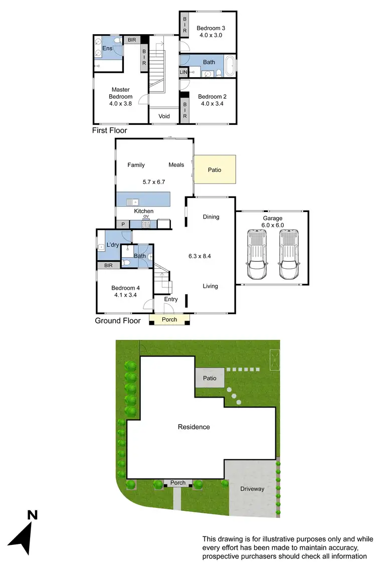 Floorplan of Homely house listing, 1 Lansdowne Circuit, Mulgrave VIC 3170