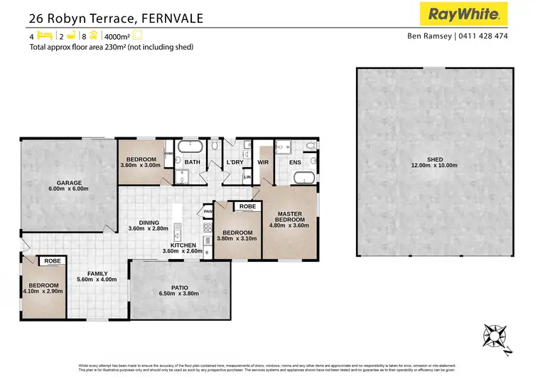 Floorplan of Homely house listing, 26 Robyn Terrace, Fernvale QLD 4306