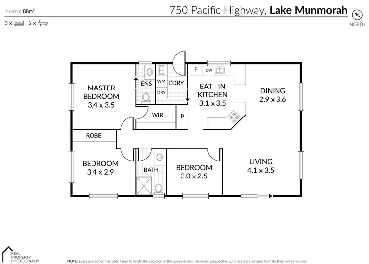Floorplan of Homely retirement listing, 86/750 Pacific Highway, Lake Munmorah NSW 2259