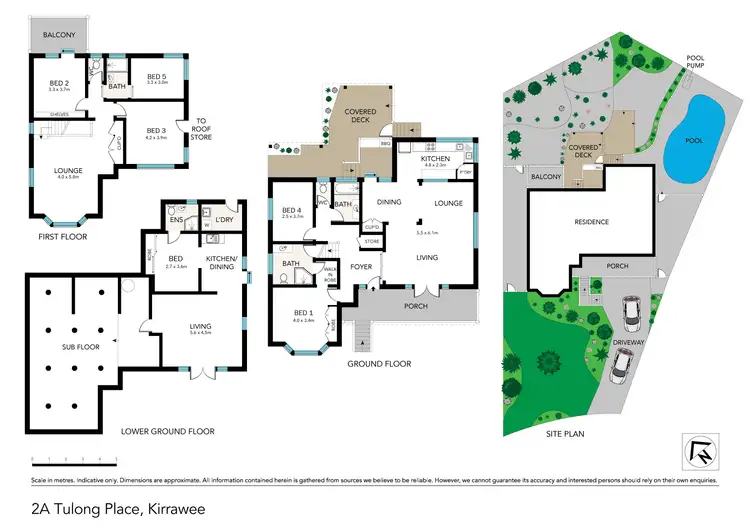 Floorplan of Homely house listing, 2A Tulong Place, Kirrawee NSW 2232