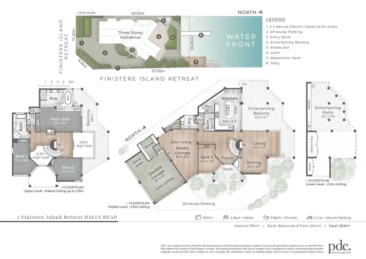 Floorplan of Homely house listing, 1 Finistere Island Retreat, Halls Head WA 6210
