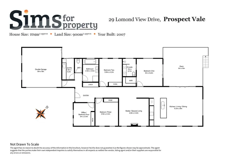 Floorplan of Homely house listing, 29 Lomond View Drive, Prospect Vale TAS 7250