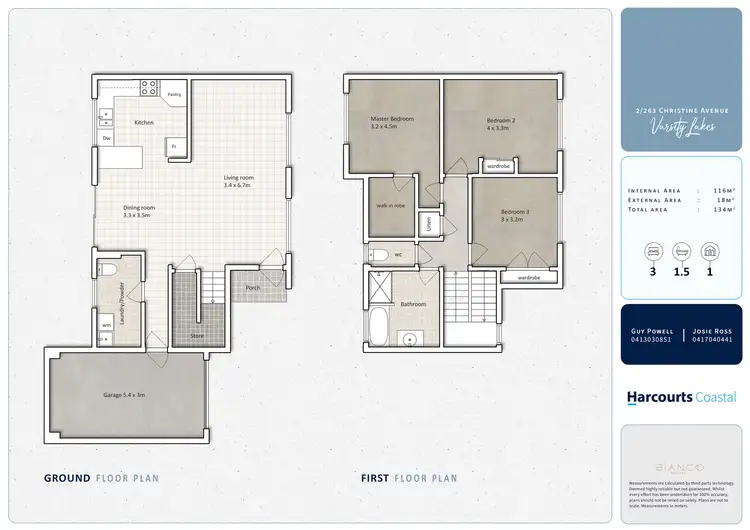 Floorplan of Homely townhouse listing, 2/263 Christine Avenue, Varsity Lakes QLD 4227