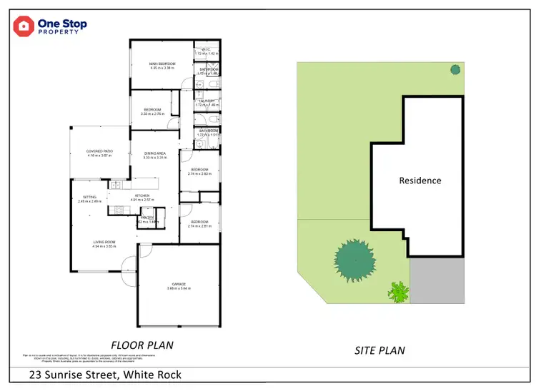 Floorplan of Homely house listing, 23 Sunrise Street, White Rock QLD 4868