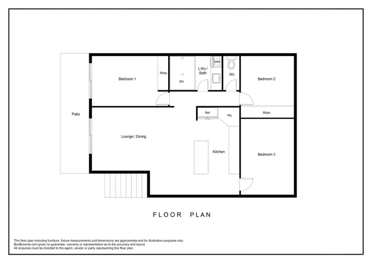 Floorplan of Homely unit listing, 5/64 Warburton Street, Castle Hill QLD 4810